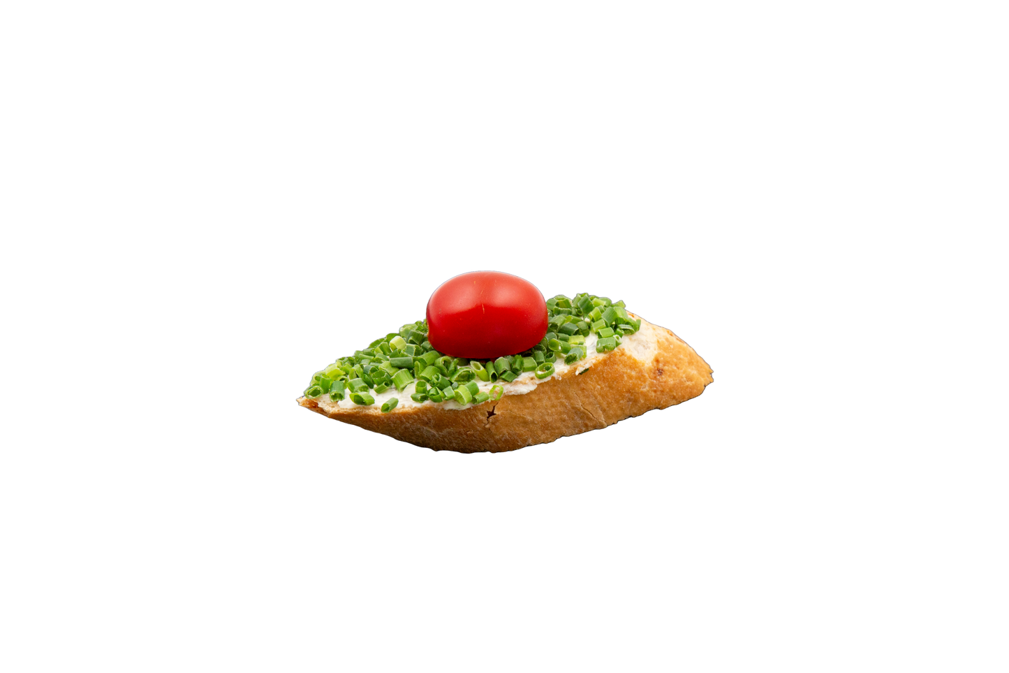 Canapé Schnittlauch mit Tomate, mind. 10 Stk.
